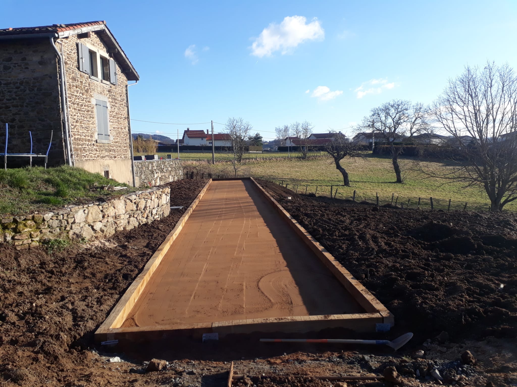 Terrain de pétanque lyonnaise